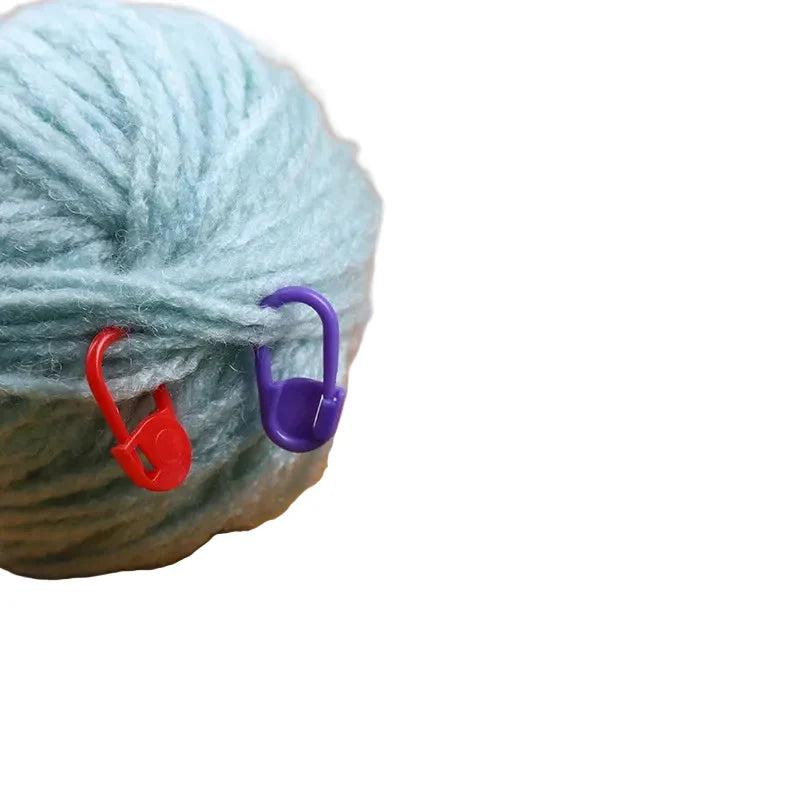 Garnzeit 20-teiliges Maschenmarkierer-Set aus Kunststoff – Verschließbare Markierer für Stricken und Häkeln
